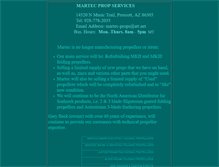Tablet Screenshot of martec-props.com